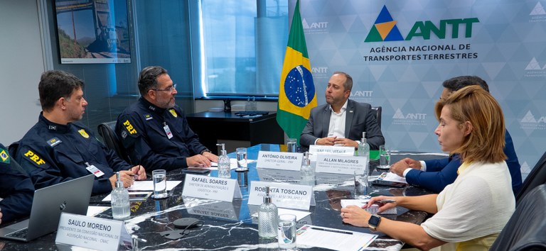 ANTT recebe PRF para reunião de alinhamento operacional