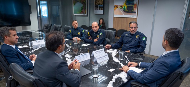 ANTT recebe PRF para reunião de alinhamento