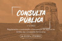 ANTT vai realizar Consulta Pública sobre seguros nas concessões ferroviárias