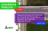ANTT vai realizar sessão da Audiência Pública nº6/2023 nesta terça-feira (8/8)