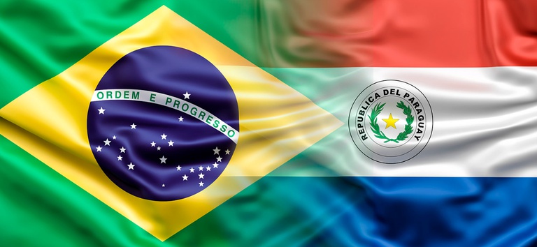 Foto mostrando representantes da ANTT e do Paraguai na reunião