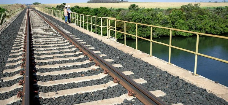 Foto de trecho da Ferrogrão