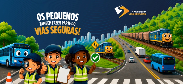Foto animada sobre o Via Segura para crianças