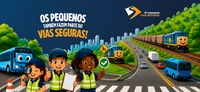 Crianças da rede pública do DF participam de experiência imersiva sobre segurança no trânsito