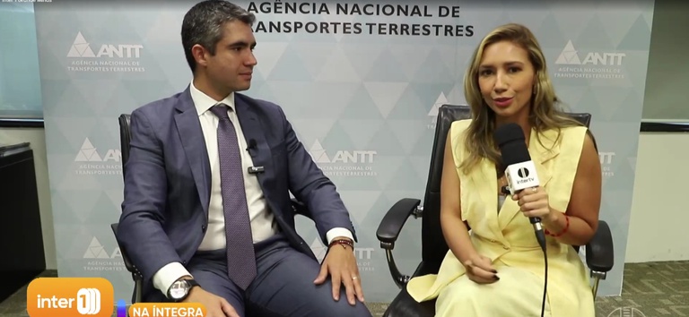 Frame do vídeo da entrevista