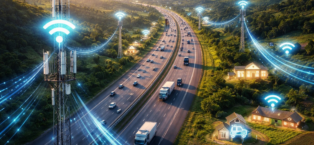 Expansão da cobertura móvel em mais de 1.800 quilômetros de rodovias federais concedidas fortalece segurança viária, aproxima serviços públicos e leva inclusão digital a comunidades que antes estavam desconectadas