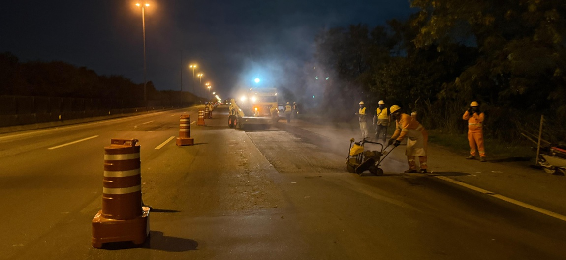 obras na BR-040 Elovias