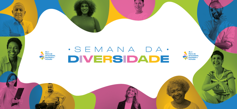 Arte com o banner diversidade da ANTT