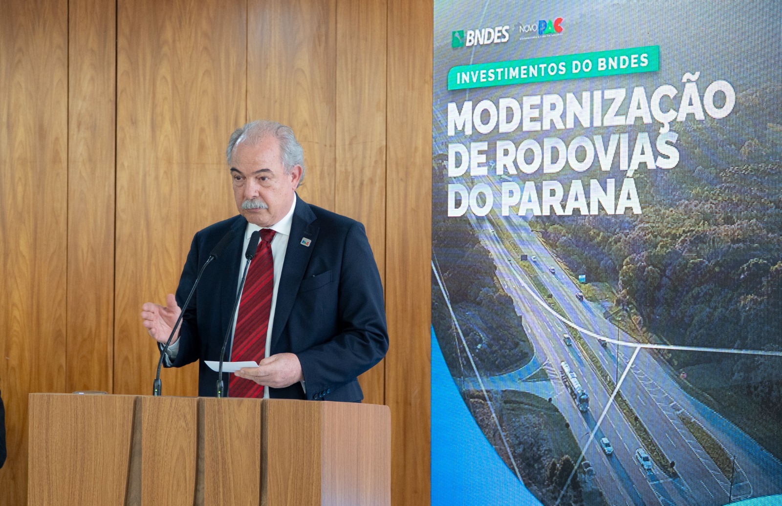 29/01/25 - Cerimônia de Anúncio do Financiamento do BNDS à Concessionária EPR Litoral Pioneiro