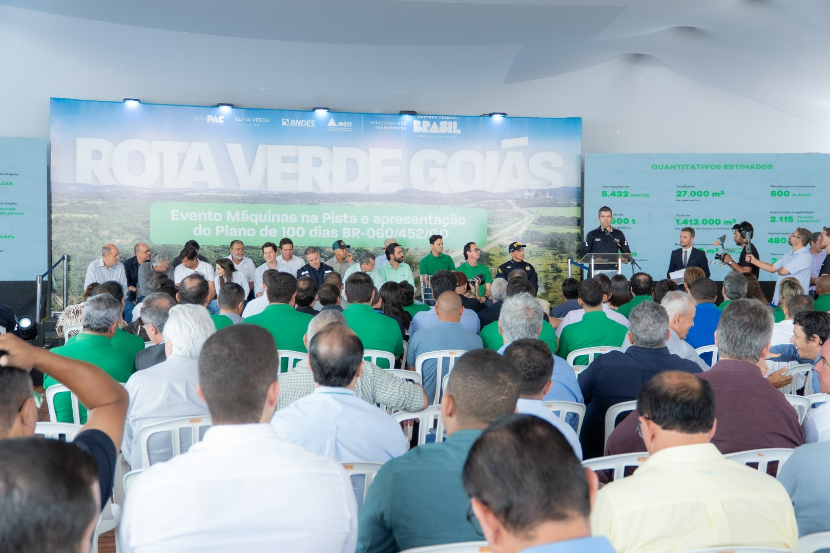 29/04/25 - Evento Máquinas na Pista e Plano 100 dias - Rota Verde BR-060/452/GO