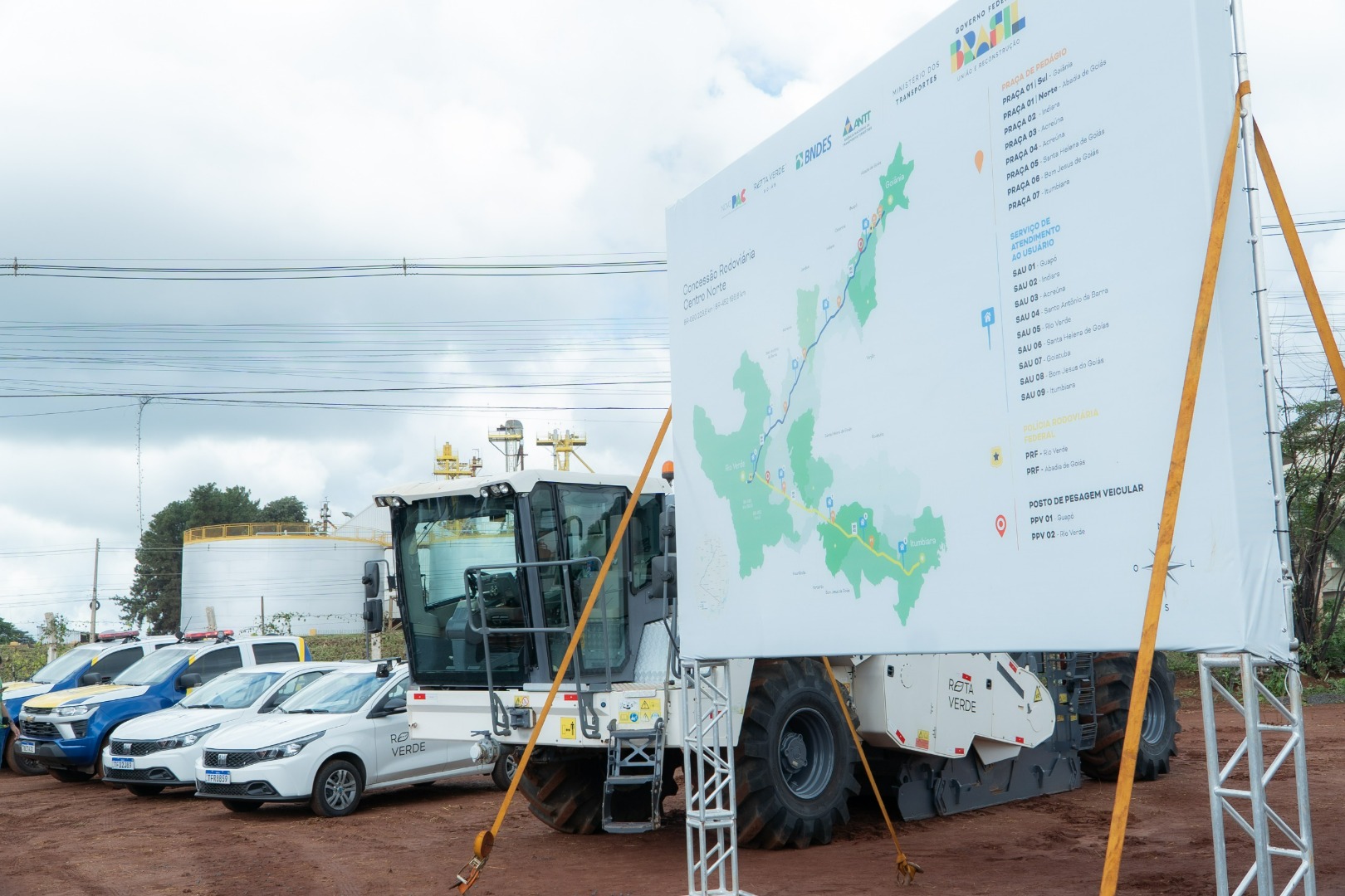 29/04/25 - Evento Máquinas na Pista e Plano 100 dias - Rota Verde BR-060/452/GO