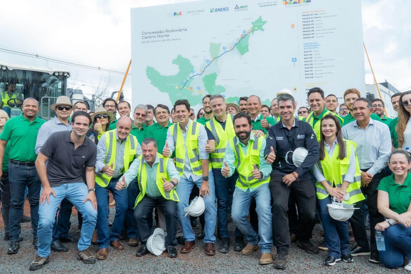 29/04/25 - Evento Máquinas na Pista e Plano 100 dias - Rota Verde BR-060/452/GO