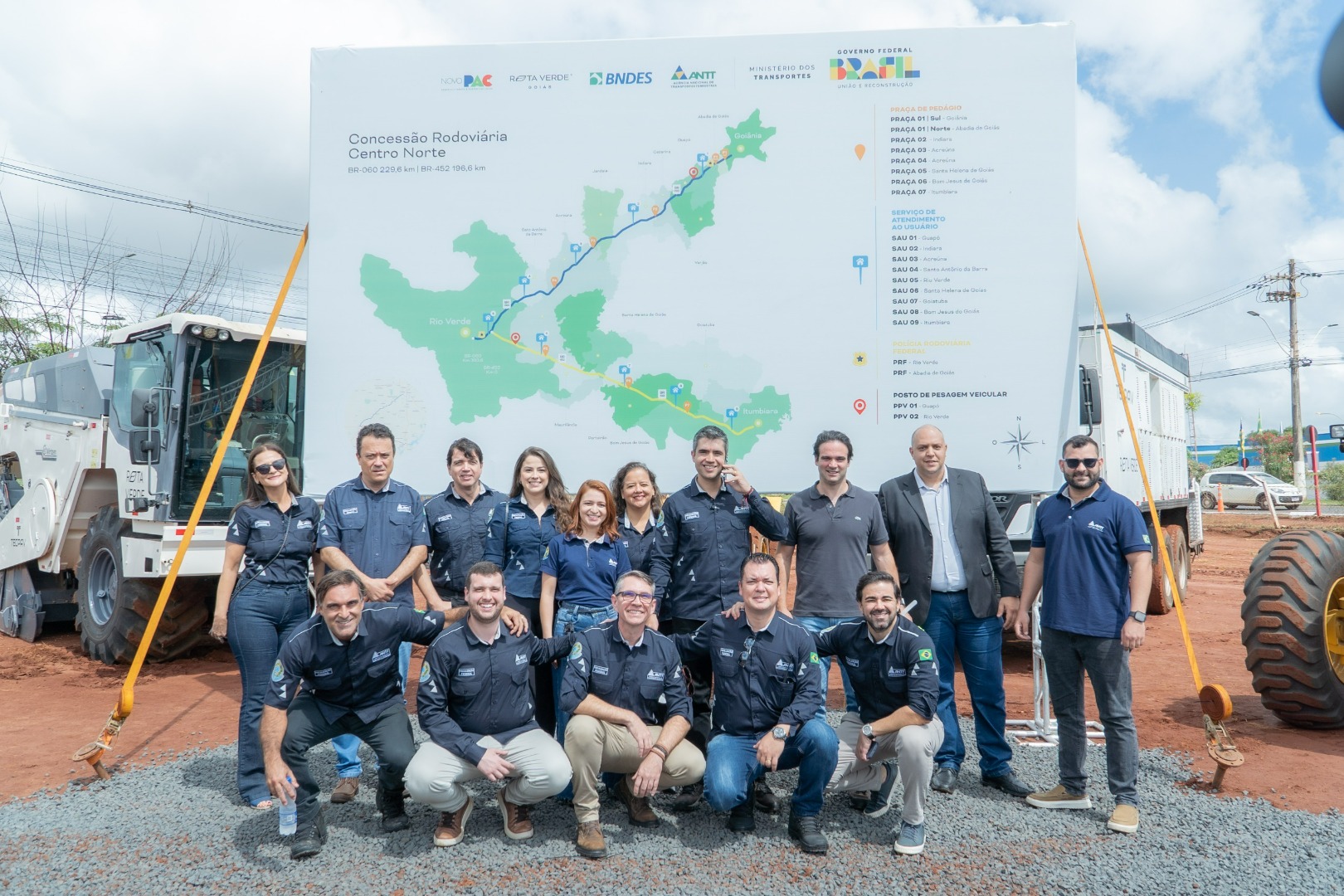29/04/25 - Evento Máquinas na Pista e Plano 100 dias - Rota Verde BR-060/452/GO