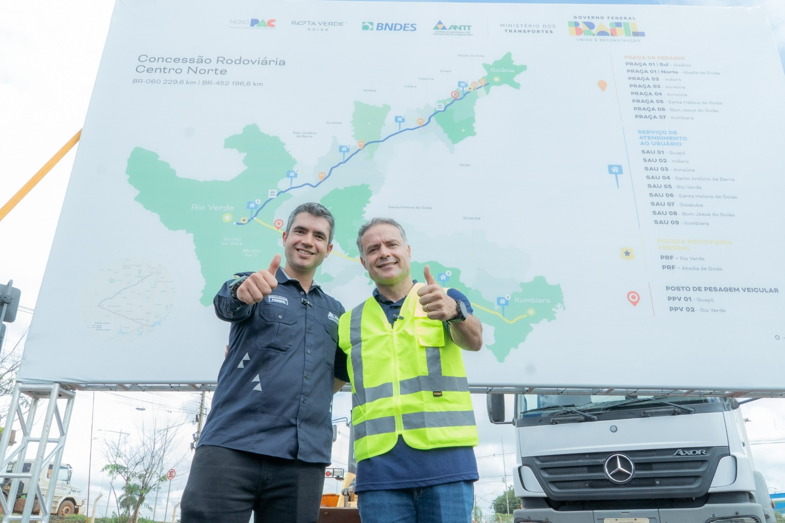 29/04/25 - Evento Máquinas na Pista e Plano 100 dias - Rota Verde BR-060/452/GO