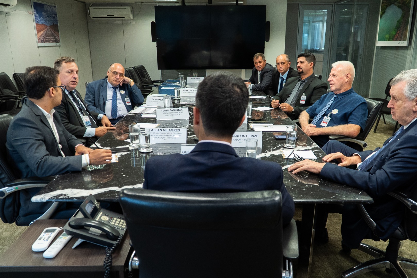 11/03/25 - Reunião DG e Sen. Luis Carlos Heinze