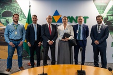 Reunião com a Prefeita de Içara/SC, Dalvania Cardoso, Senador Esperidião Amin e Senador Beto Martins - 16/10/24