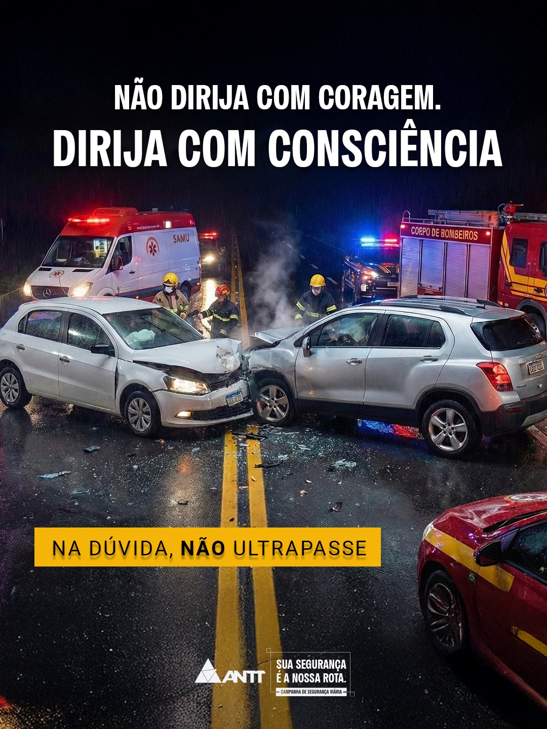 Campanha de segurança viária da ANTT - Carnaval 2026