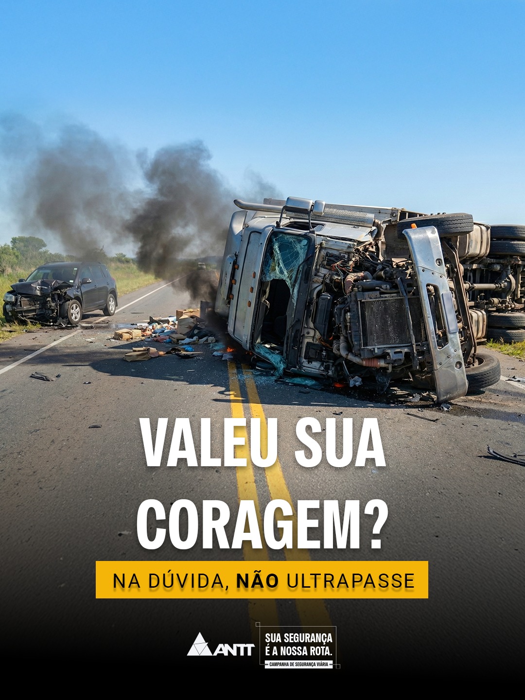 Campanha de segurança viária da ANTT - Carnaval 2026