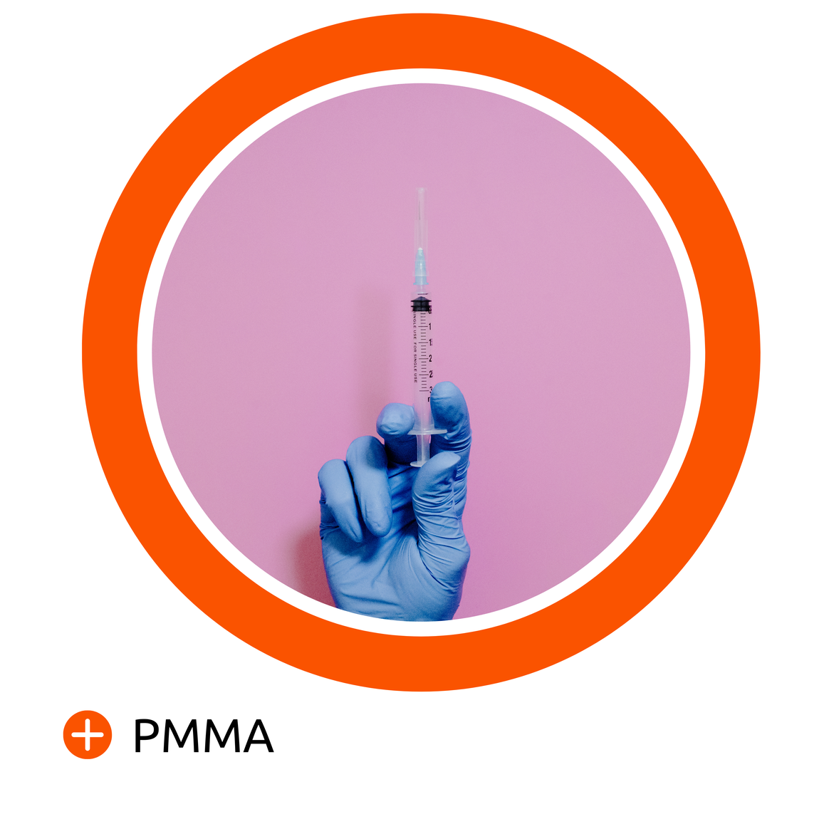 PMMA - imagem de seringa