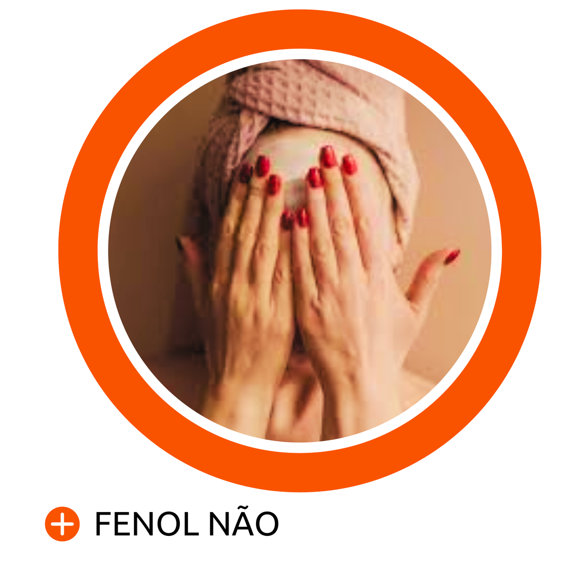 Fenol não - mulher tampando o rosto com as mãos