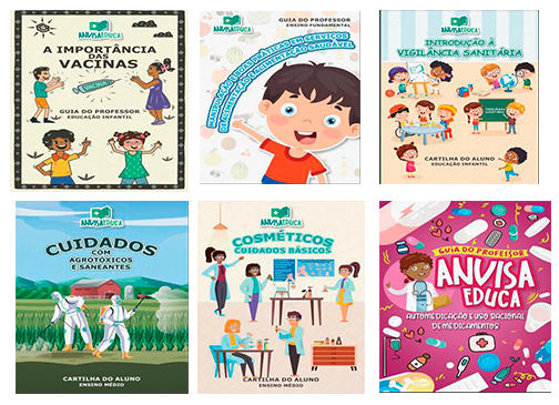 kit de livros anvisaeduca