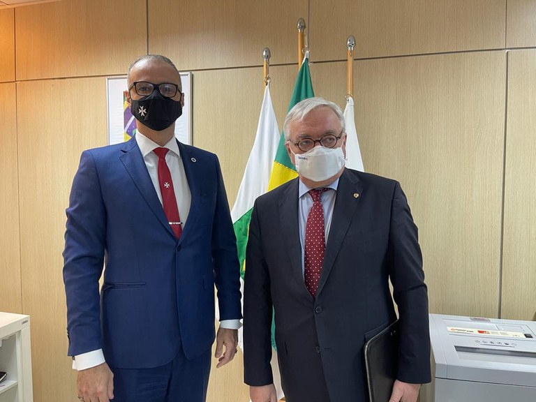 Antonio Barra e embaixador da Rússia