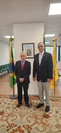 Reunião com Embaixador do Brasil em Portugal Raimundo Carreiro