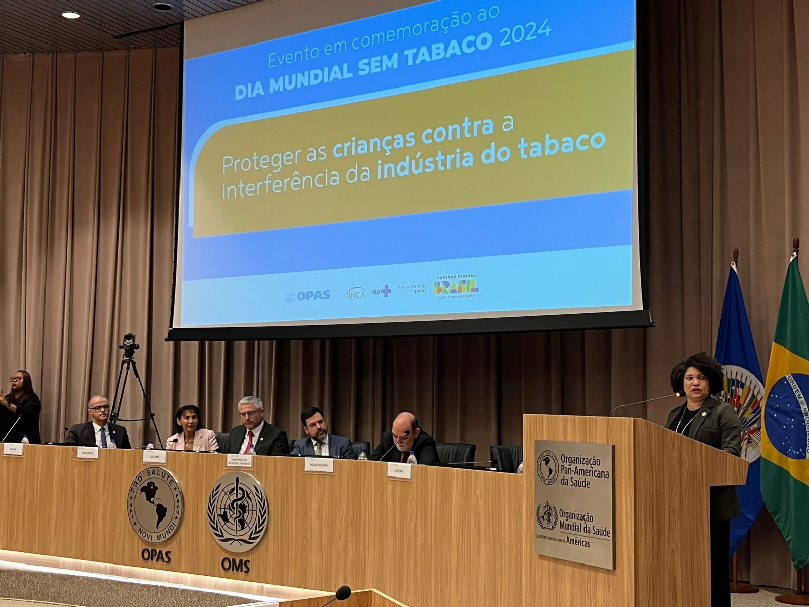 Cerimônia do Dia Mundial sem Tabaco