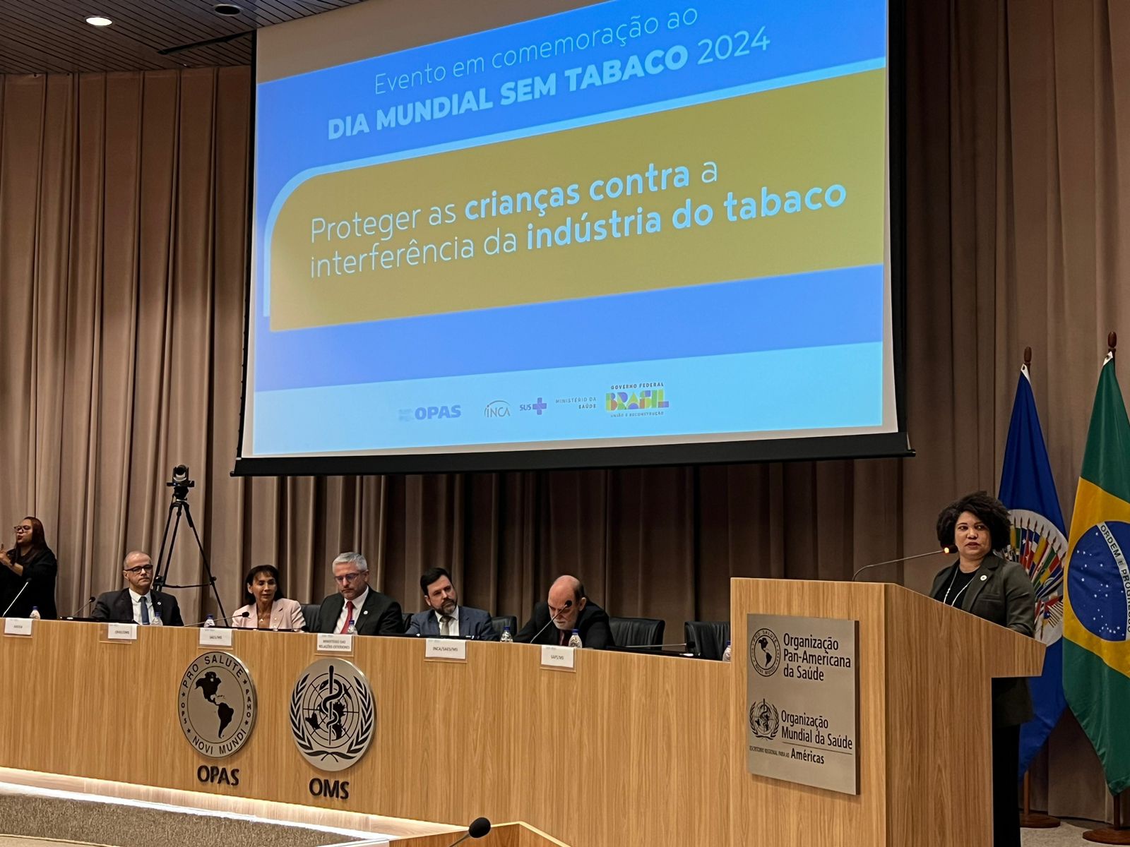 Cerimônia do Dia Mundial sem Tabaco