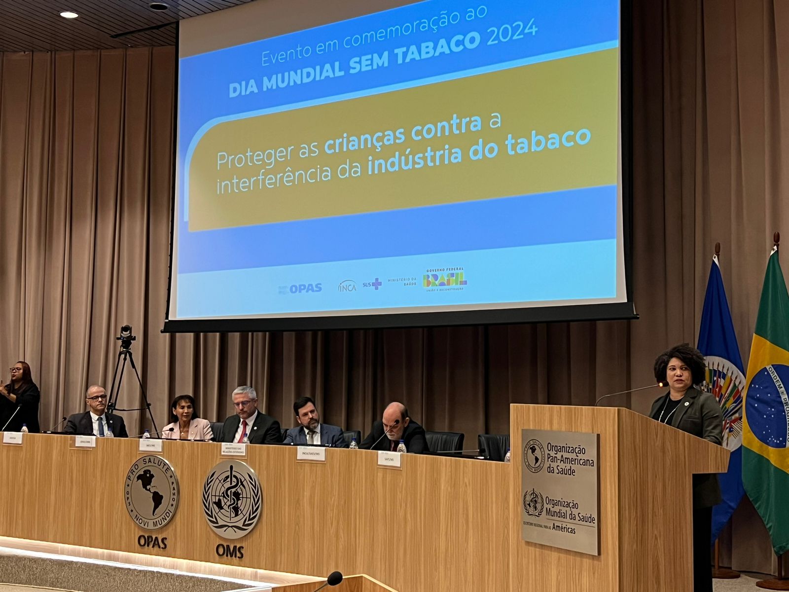 Cerimônia do Dia Mundial sem Tabaco