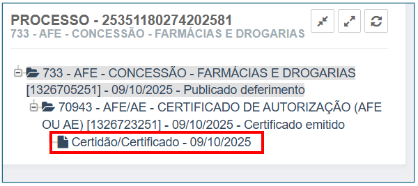 Identificar o expediente