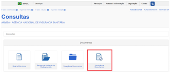 7 - validação do documento