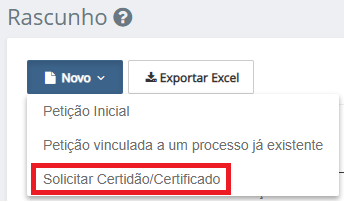 tela inicial