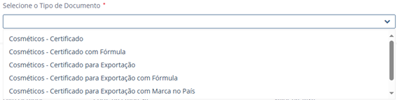 Imagem 3 - tipo de documento