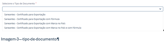Tipo de documento