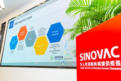 4. Trecho da apresentação de abertura da Anvisa mostrando como a Agência trabalha no processo de inspeção.