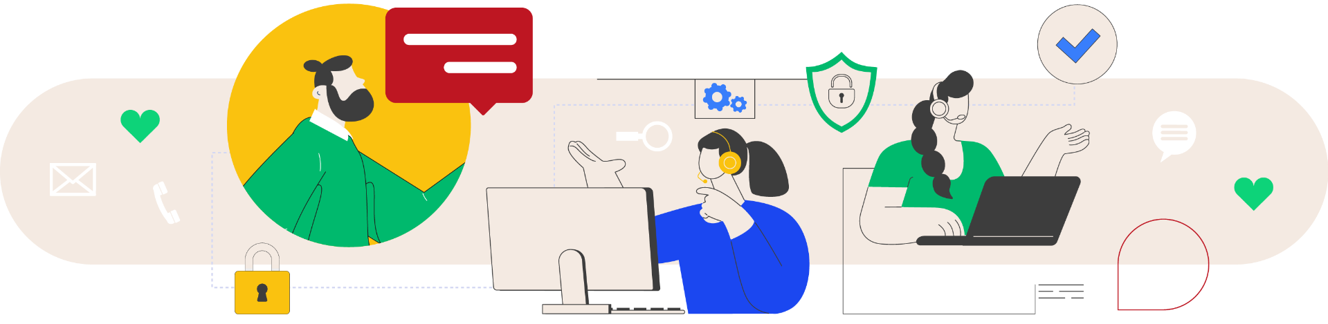 Este é um banner da pg principal da ouvidoria