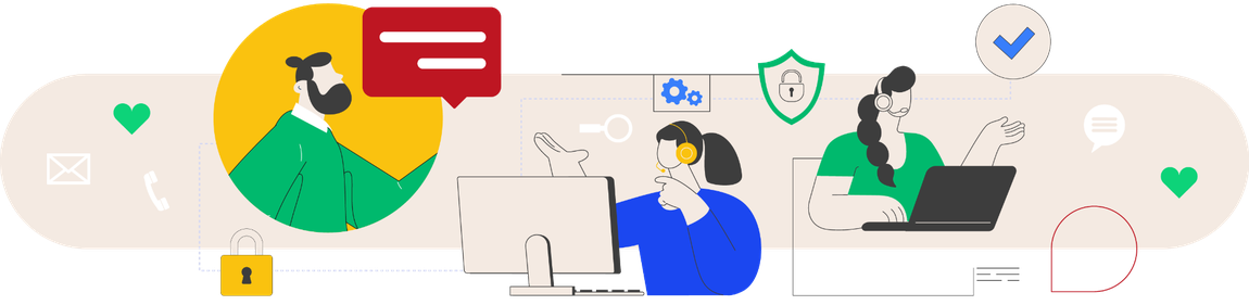 Este é um banner da pg principal da ouvidoria