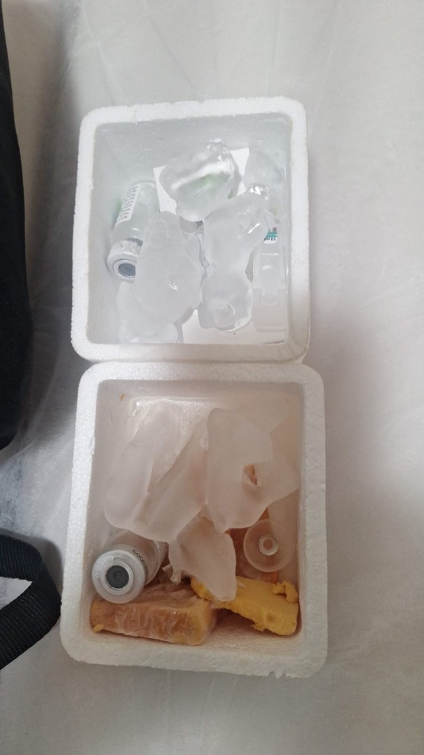 35 toxina botulínica congelada, fora da temperatura ideal para uso.jfif