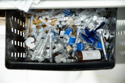 Resíduos sem o descarte adequado