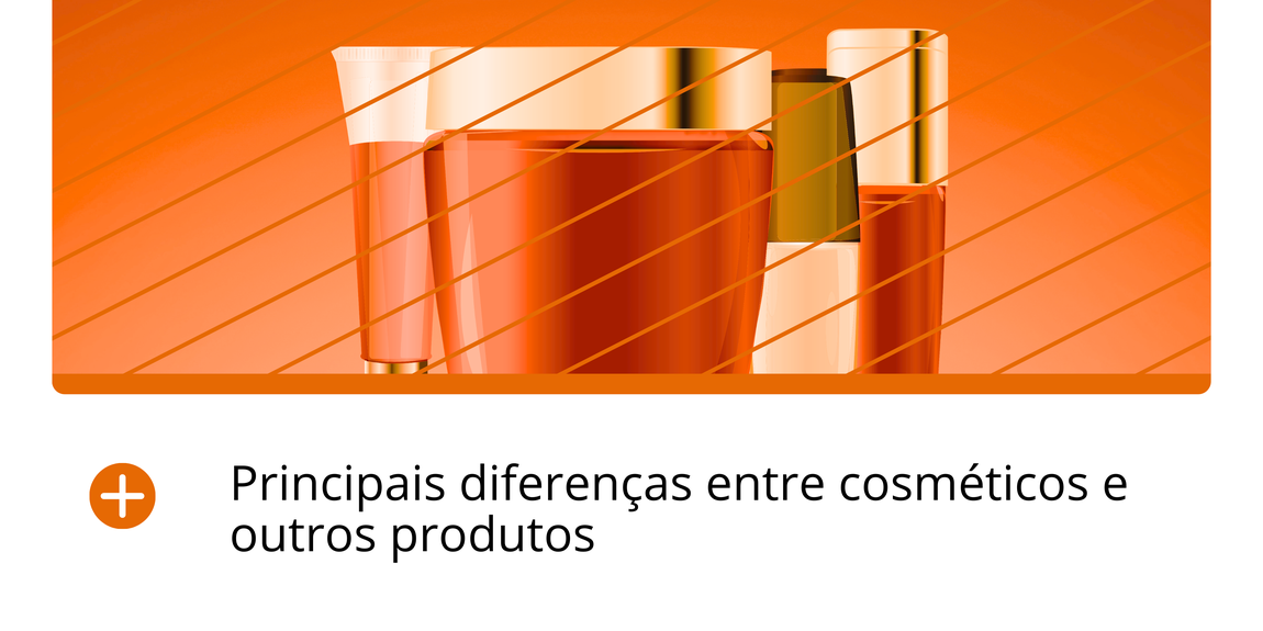 Principais diferenças entre cosméticos e outros produtos
