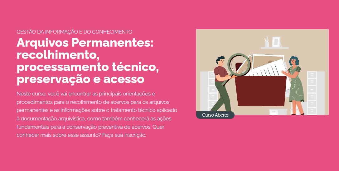 Arquivo Nacional lança novo curso on-line “Arquivos Permanentes ...