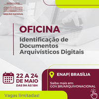 AN promove oficina para identificar documentos digitais com valor arquivístico