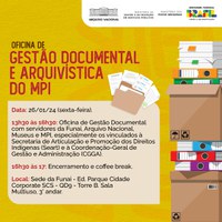 Arquivo Nacional e Secretaria do Ministério dos Povos Indígenas promovem ação inédita de formação em gestão documental