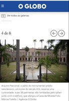 Arquivo Nacional em matéria do jornal O Globo