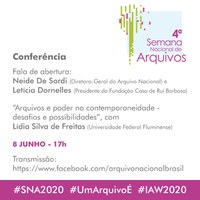 Assista ao vivo a conferência de abertura da 4ª SNA
