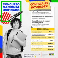 Concurso Público Nacional Unificado tem novo cronograma