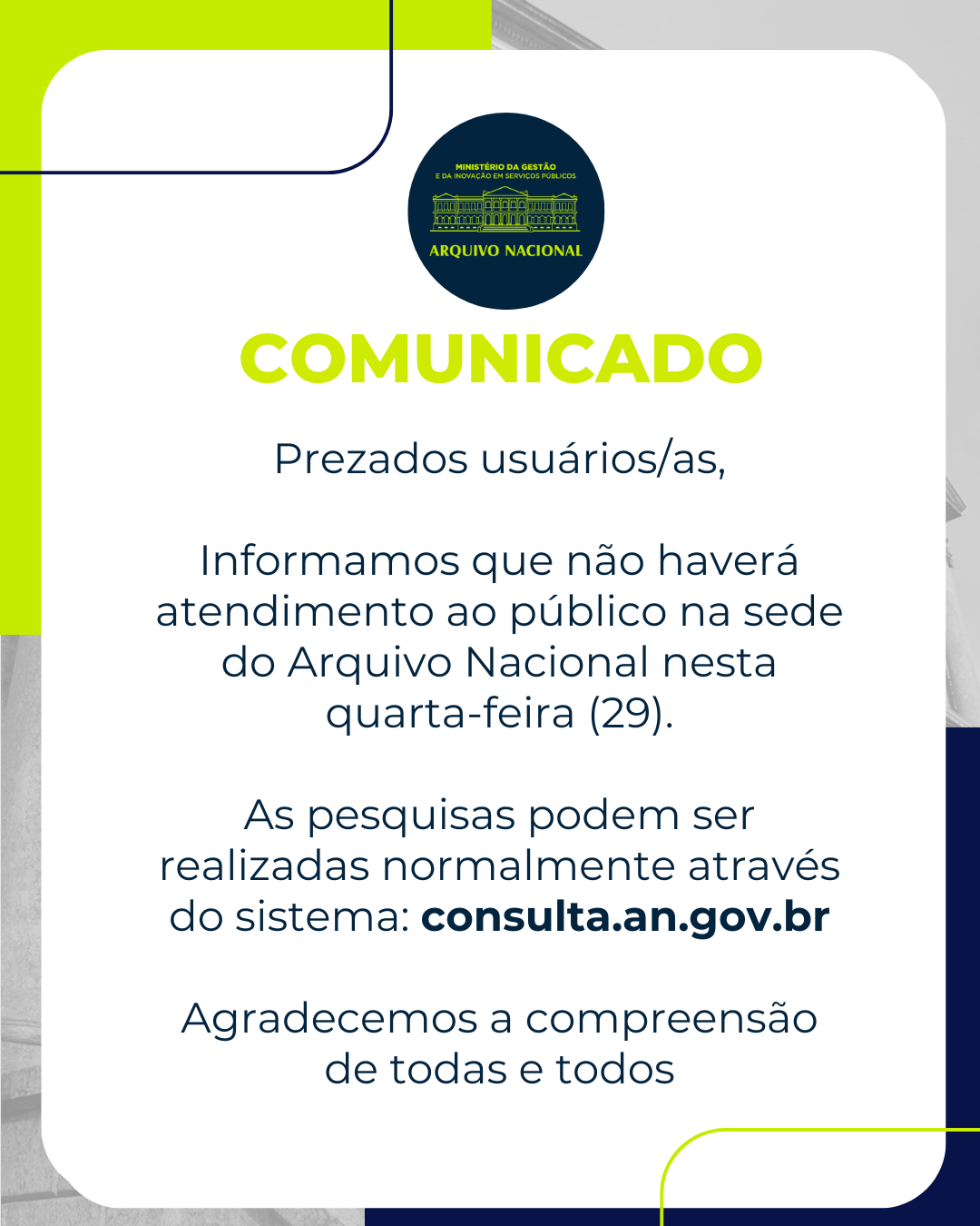 Comunicado