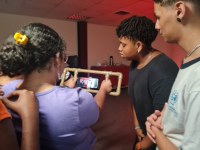 Está a todo o vapor a produção de filmes na Oficina Lanterninha Mágica!