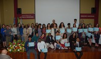 Formatura da 1ª turma do curso de Auxiliar de Administração e Arquivo